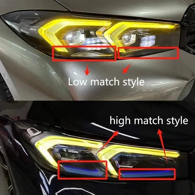 For BMW 3 Series G20 G28 Lci I3 Drl RGB Multicolor Panel Daytime
