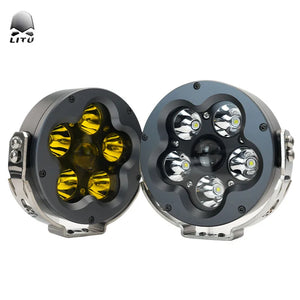 Inch 2PCS Work Pods Spot Beam Driving Drl 120W