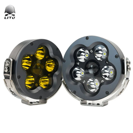 Inch 2PCS Work Pods Spot Beam Driving Drl 120W