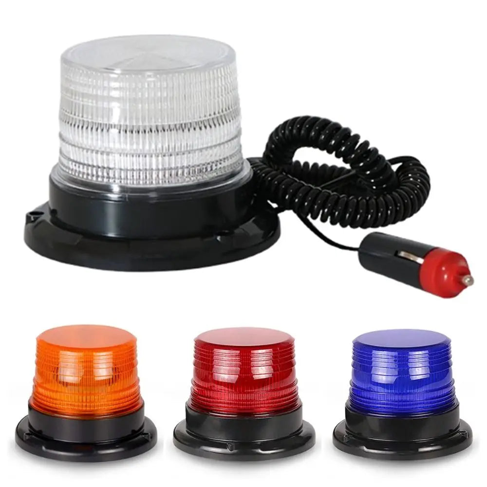 For Vehicles Amber Rooftop Beacon Lights 12V Emergency Trucks