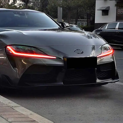 For Toyota Gr Supra A90 A91 Csl Yellow RGB Drl Daytime Running