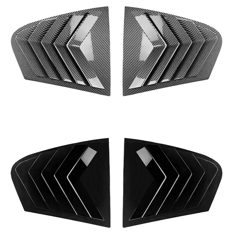 For BMW 5 Series G30 2018-2023 2PCS Rear Window Quarter Louver