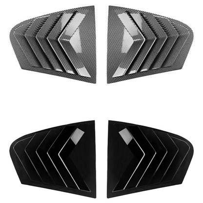 For BMW 5 Series G30 2018-2023 2PCS Rear Window Quarter Louver