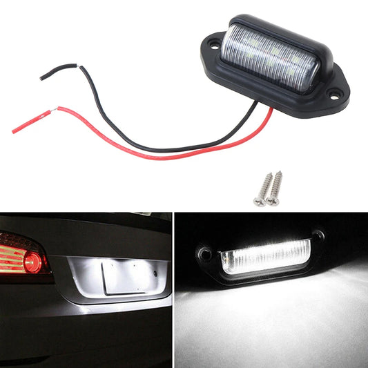 1PC Waterproof 12V License Plate Boat Truck Trailer Step
