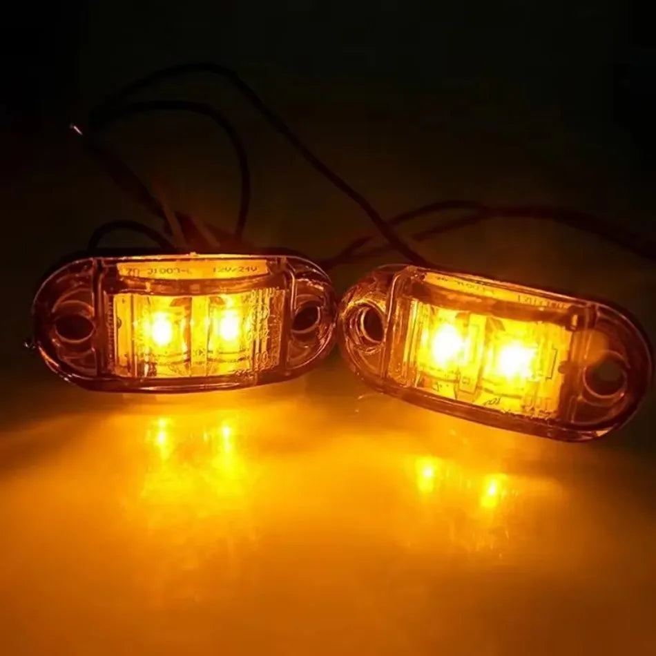 Truck 12v24v Waterproof Side Taillights Mesh Piranha E4 Trailer
