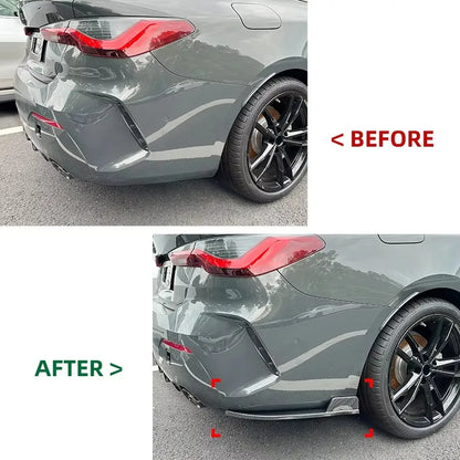 For BMW 4 Series G22 G23 Side Spoiler Corner Protector Diffuser