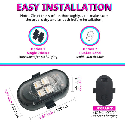 Remote Control Strobe RGB Flash Underglow Footwell Mods