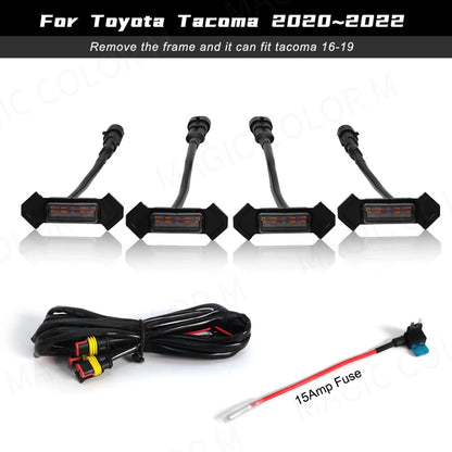 For Toyota Tacoma 2016 2017 2018 2019 2020 Grille Strobe Warning