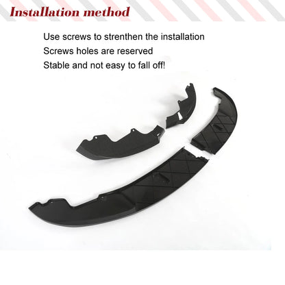 For BMW 4 Series F32 F33 Front Bumper Lip F36 M Sport 2014-2019