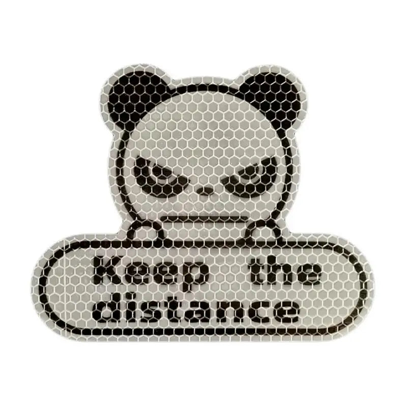 Reflective Stickers Cars Keep Distance Sticker Weather Proof