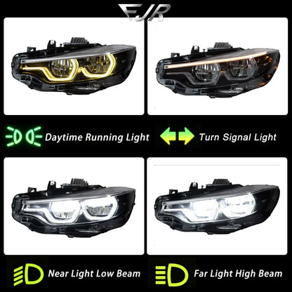For BMW 4 Series M4 F32 Ejr F36 Headlights 2013-2019 Upgraded