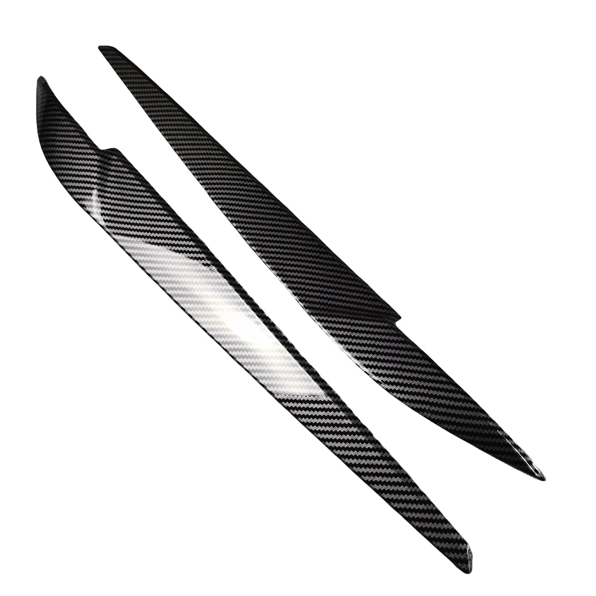 For BMW X5 X6 F15 F16 2PCS Gloss Eyebrow Eyelids 30D 35I 40D