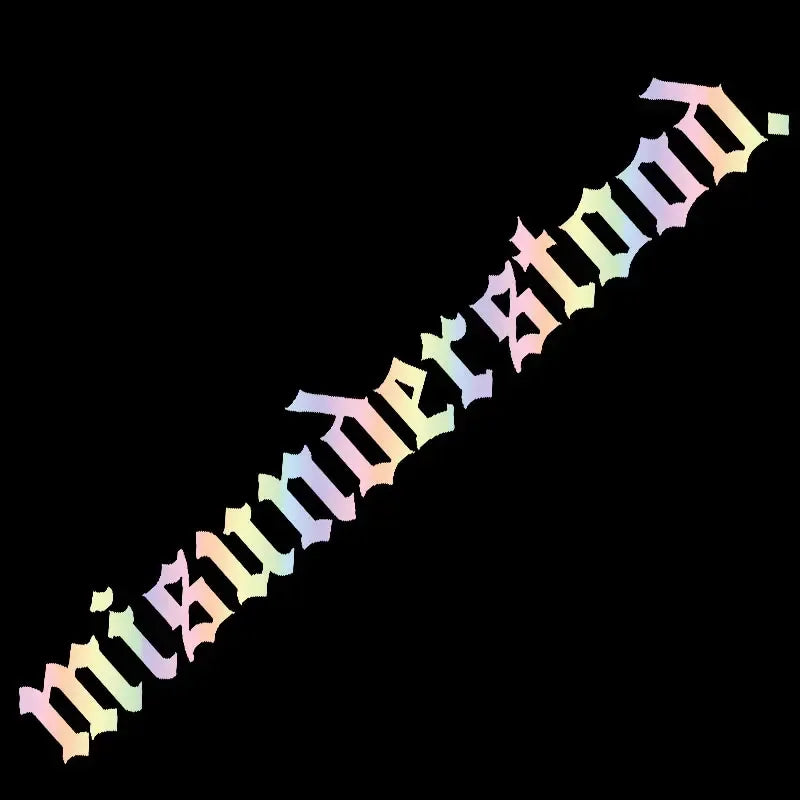 Sticker Revenge Nightrnner Antisocial Misunderstood Exterior