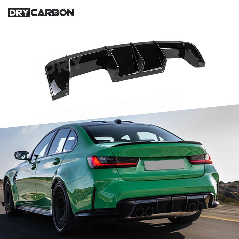 For BMW G80 M3 G82 G83 Rear Bumper Diffuser Lip Spoiler M4 2021