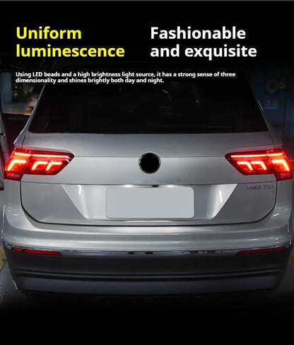 For VW Tiguan L Taillights 2017-2024 Ft Tiguan Tail Dynamic Turn