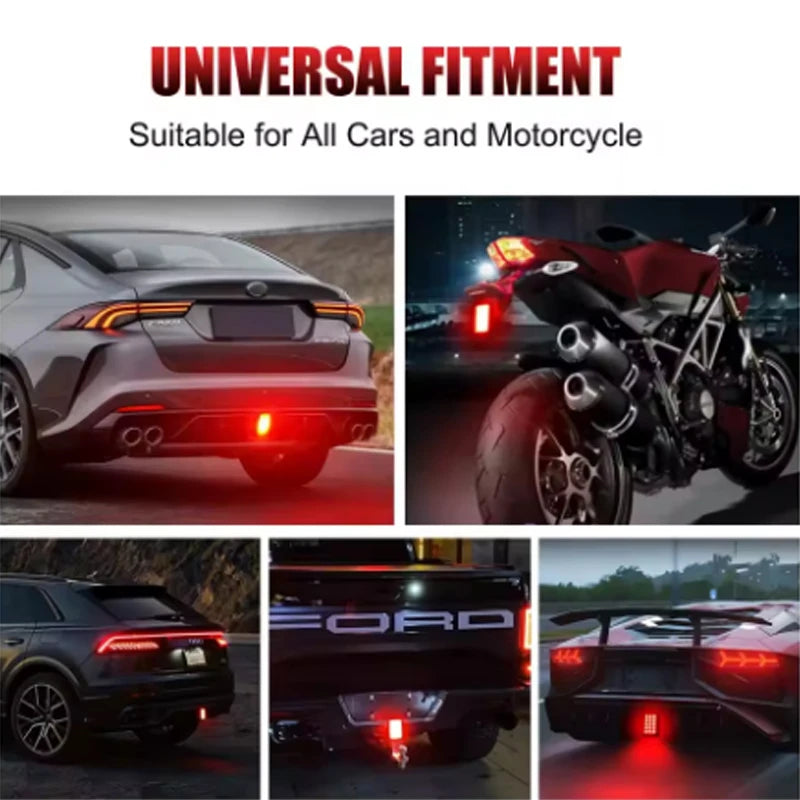 F1 Rear Tail Brake Pilot 15LED Flash Warning Reverse