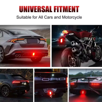 F1 Rear Tail Brake Pilot 15LED Flash Warning Reverse