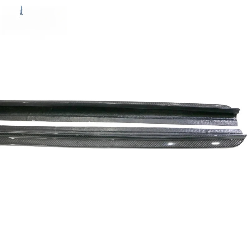 For Performance Coupe Carbon Fiber Side Skirt Bumper Lip Kit