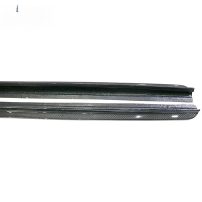 For Performance Coupe Carbon Fiber Side Skirt Bumper Lip Kit