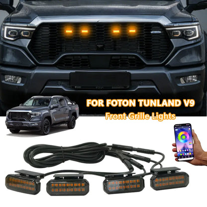 For Foton Tunland V9 18LED Front Grille Driving Position Daytime