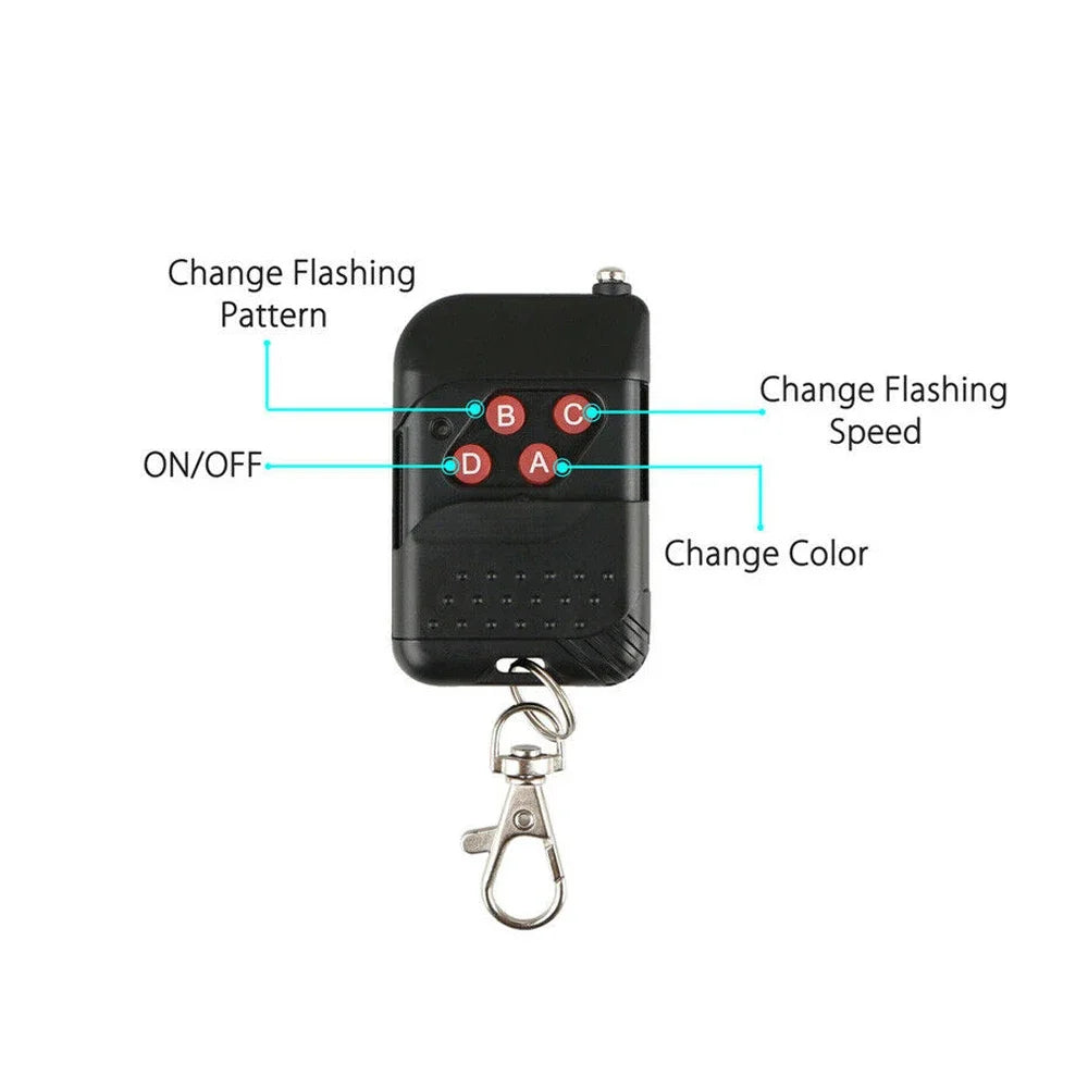 Inch 48 147 Modes Color RGB Strobe Scanner Strip