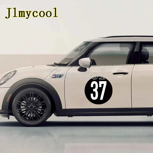 For MINI Cooper One Countryman F55 Door Side Number Sticker