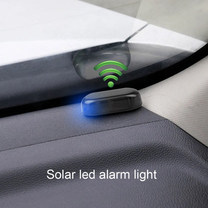 Seametal 2PCS Solar Powered Simulated Dummy Alarm Wireless Fake