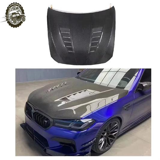 For BMW 5 Series G30 G38 Design Forged Carbon Look Engine Hood