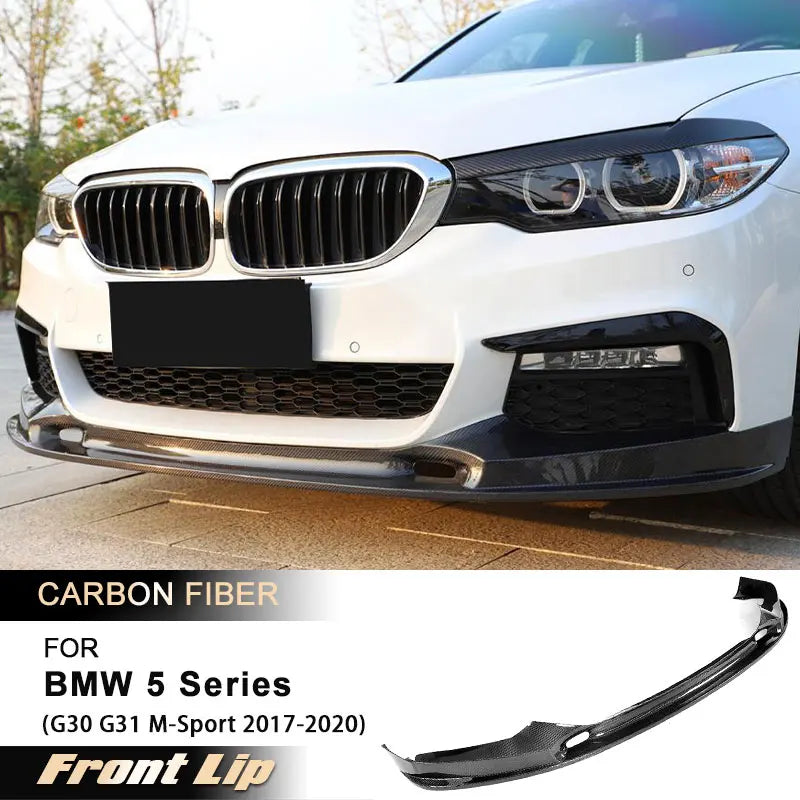 For BMW 5 Series G30 G31 Front Bumper Lip Spoiler m-sport