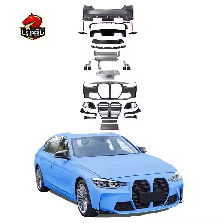 For BMW F30 F35 320I 330I G80 M3 Body Kit Front Rear Bumper Mod