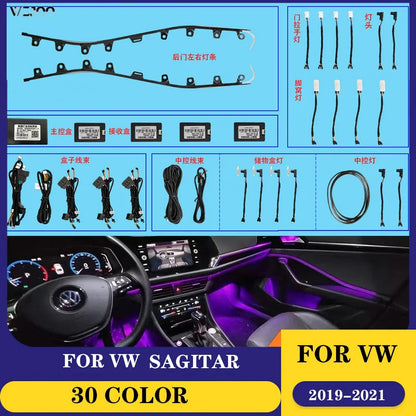 For VW Ambient Light Set Volkswagen Sagitar Mould 2011 2021