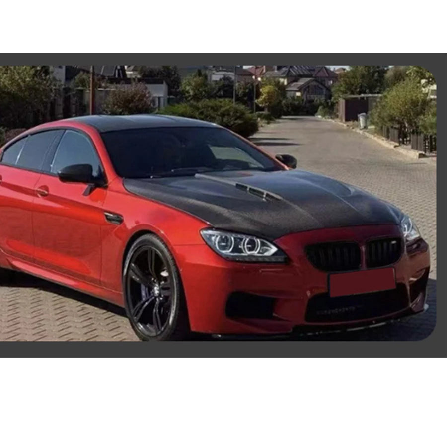 For BMW 6 Series M6 F06 F12 F13 Carbon Fiber Hood Engine Cover