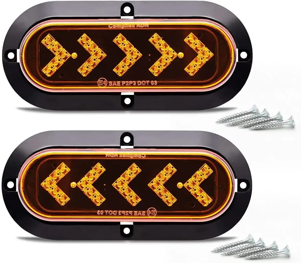 For DC12V 2PCS Rear Tail Sequential Arrow Turn Sgnal Warning