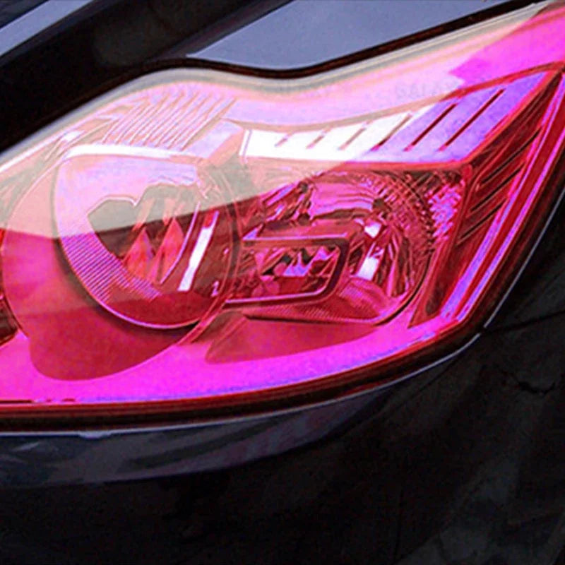 Gloss Transparent Black Smoke Pvc Film Tint X60CM Headlight