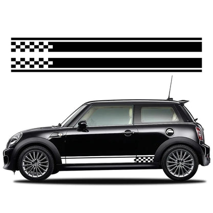 For MINI Cooper S One Jcw Side Stickers Stripes Racing Body