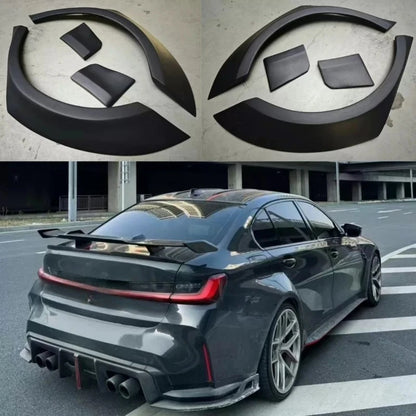 For BMW 3 Series G20 G28 Unpainted Rear Eyebrow M3 Wide Body Kit