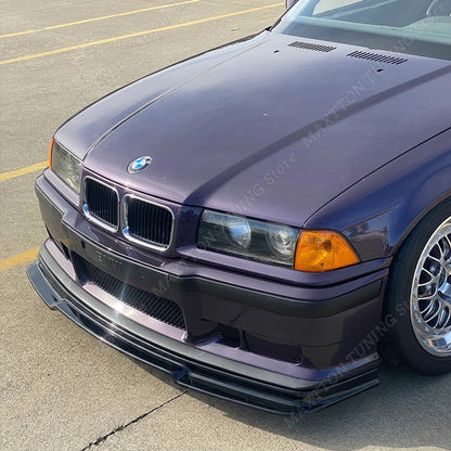 For BMW 3 Series E36 M3 Gloss Black Gt Look Spoiler Lip M Tech