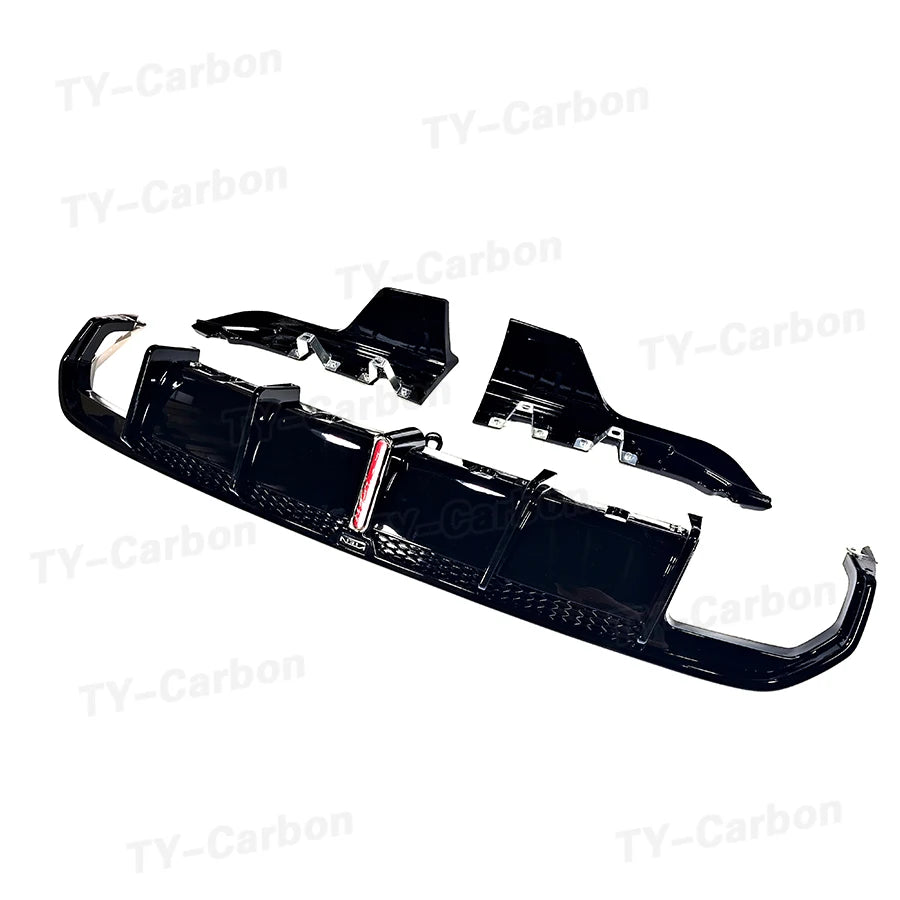 For BMW 4 Series G26 420I Pp Bright Black Rear Bumper Diffuser