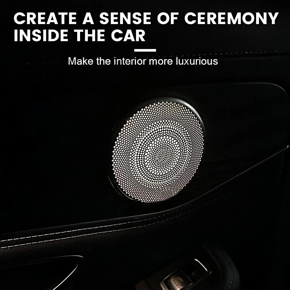 For Mercedes Benz W205 X253 W213 Door Luminou Speaker Cover W238