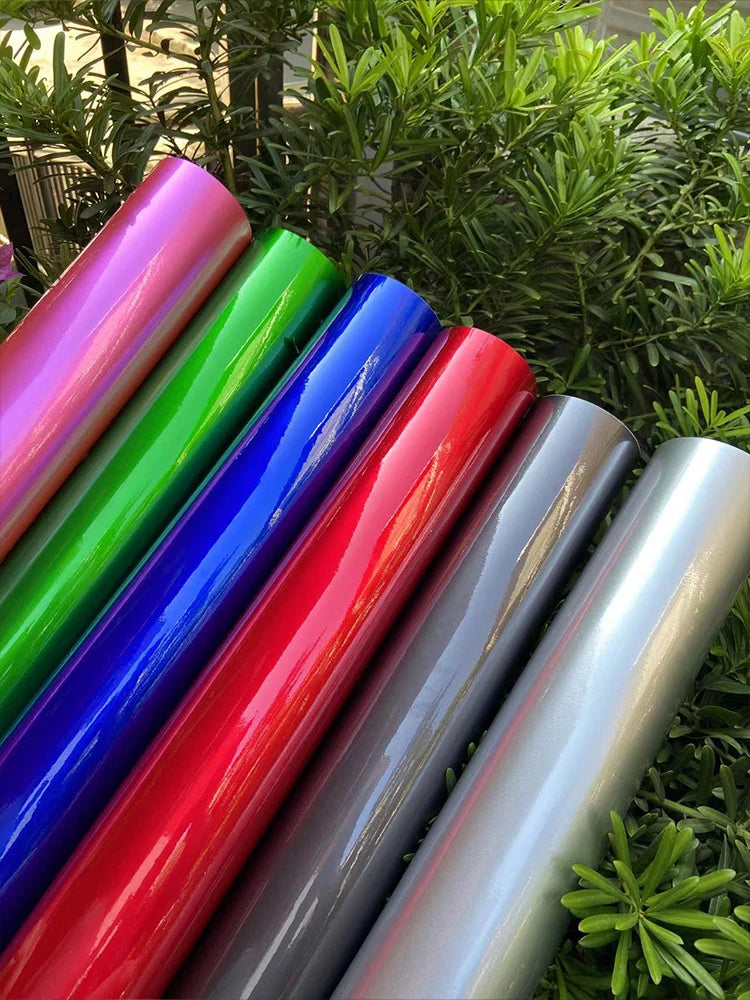 For Motorcycle Bicycle Auto Decal Metallic Glossy Candy Vinyl