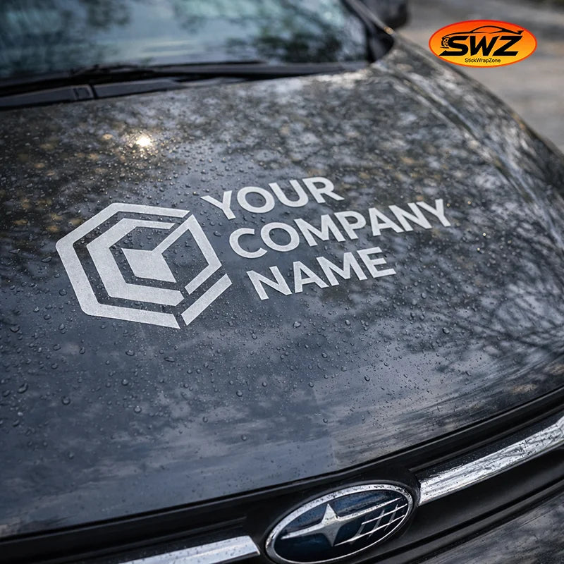 Custom Business Logo Sticker Professional Large Size Branding