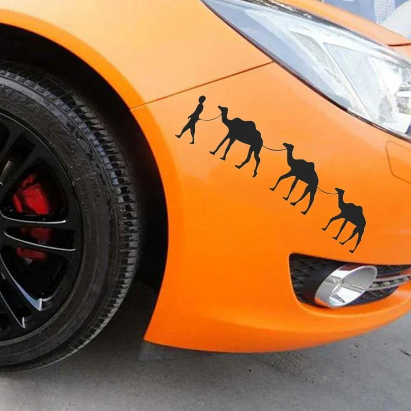 Funny Camel Caravan Sticker Waterproof Decal Vinyl Stickers On