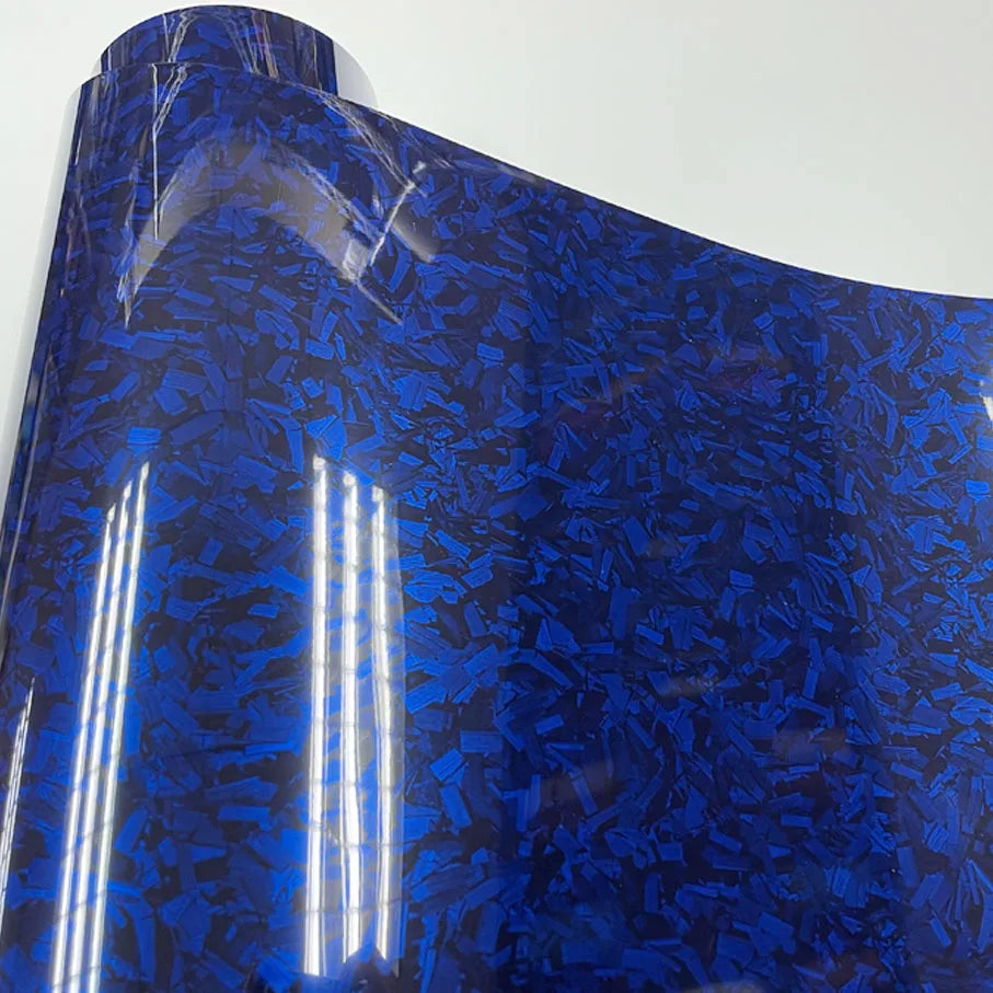 50x152cm Colors Glossy Black Blue Red Grey Forged Carbon