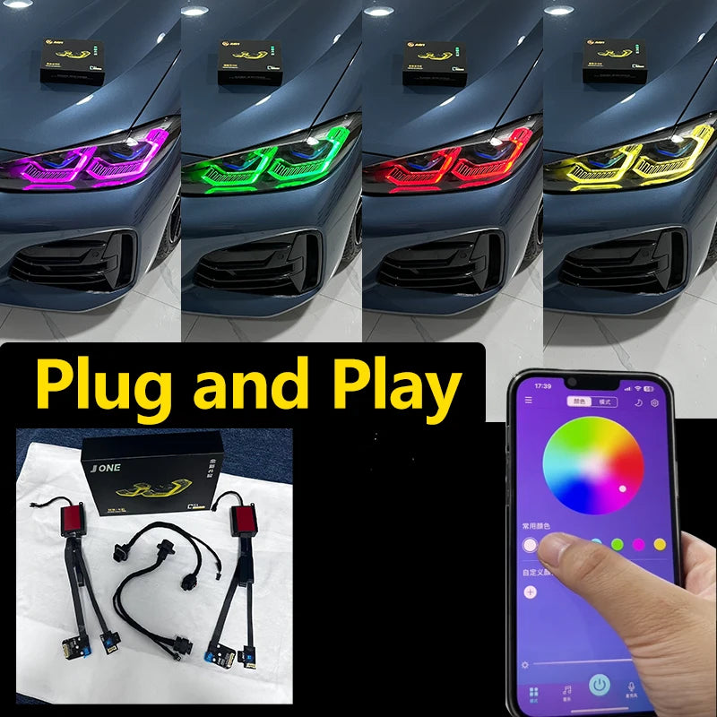 For BMW G22 G23 G26 G80 G82 M3 M4 430I M440I RGB Daytime Running