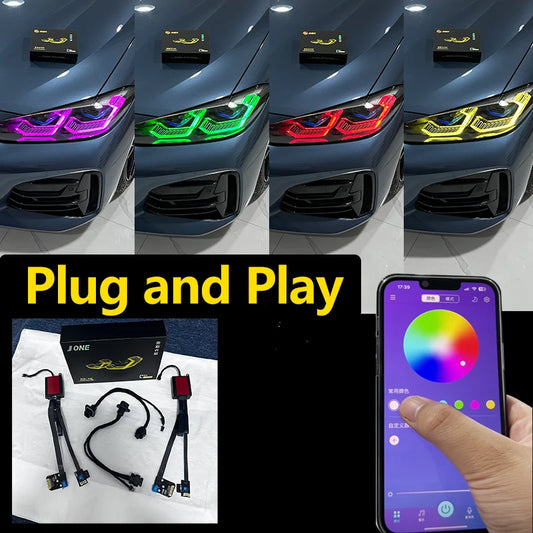 For BMW G22 G23 G26 G80 G82 M3 M4 430I M440I RGB Daytime Running
