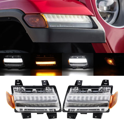 For Jeep Wrangler Jl Sahara Rubicon Fender Side Marker Turn