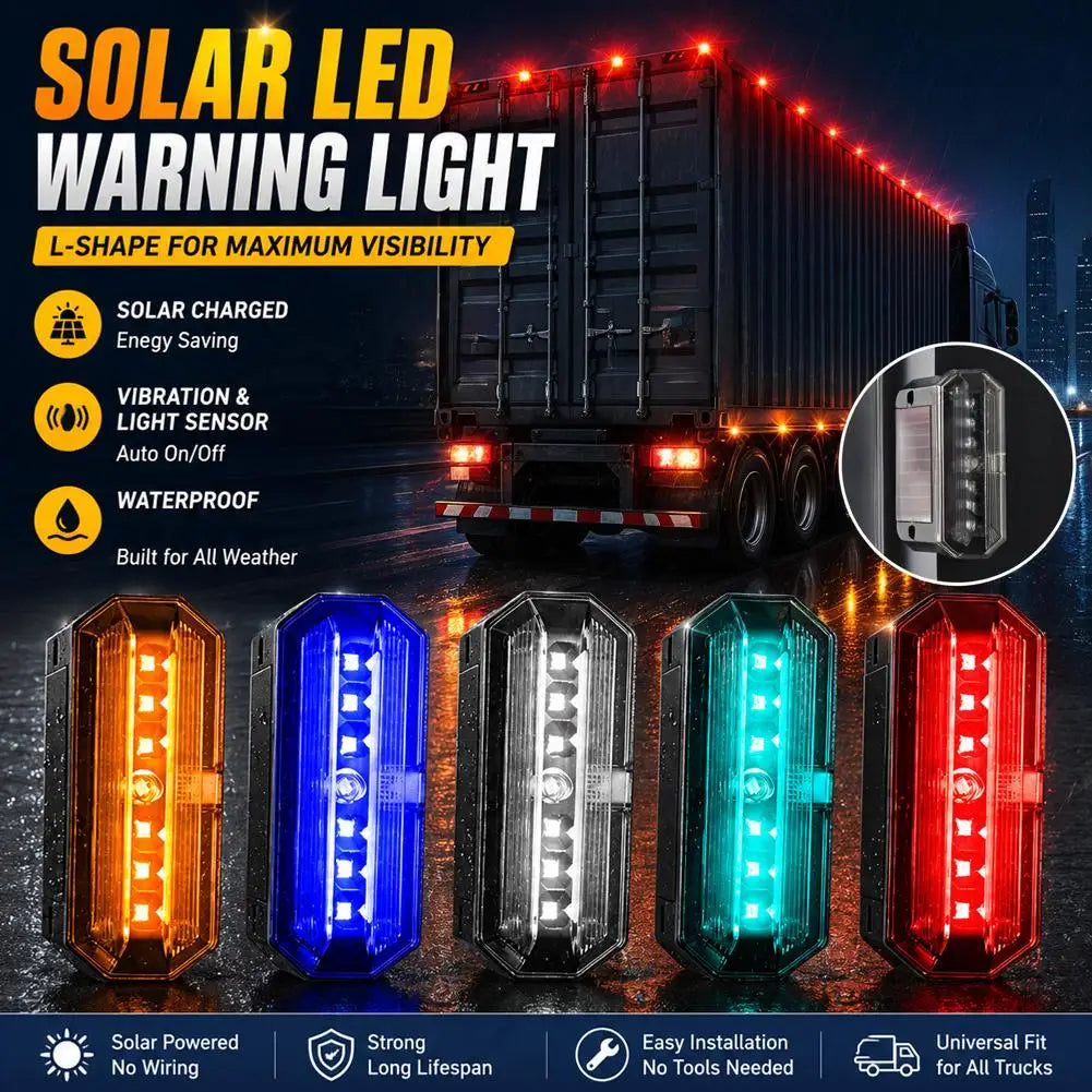 Solar Warning Truck Wireless Side Mark Flashing Signal