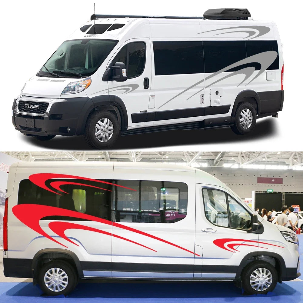 For Camper Rv Trailer Motorhome Campervans Body Graphics Side