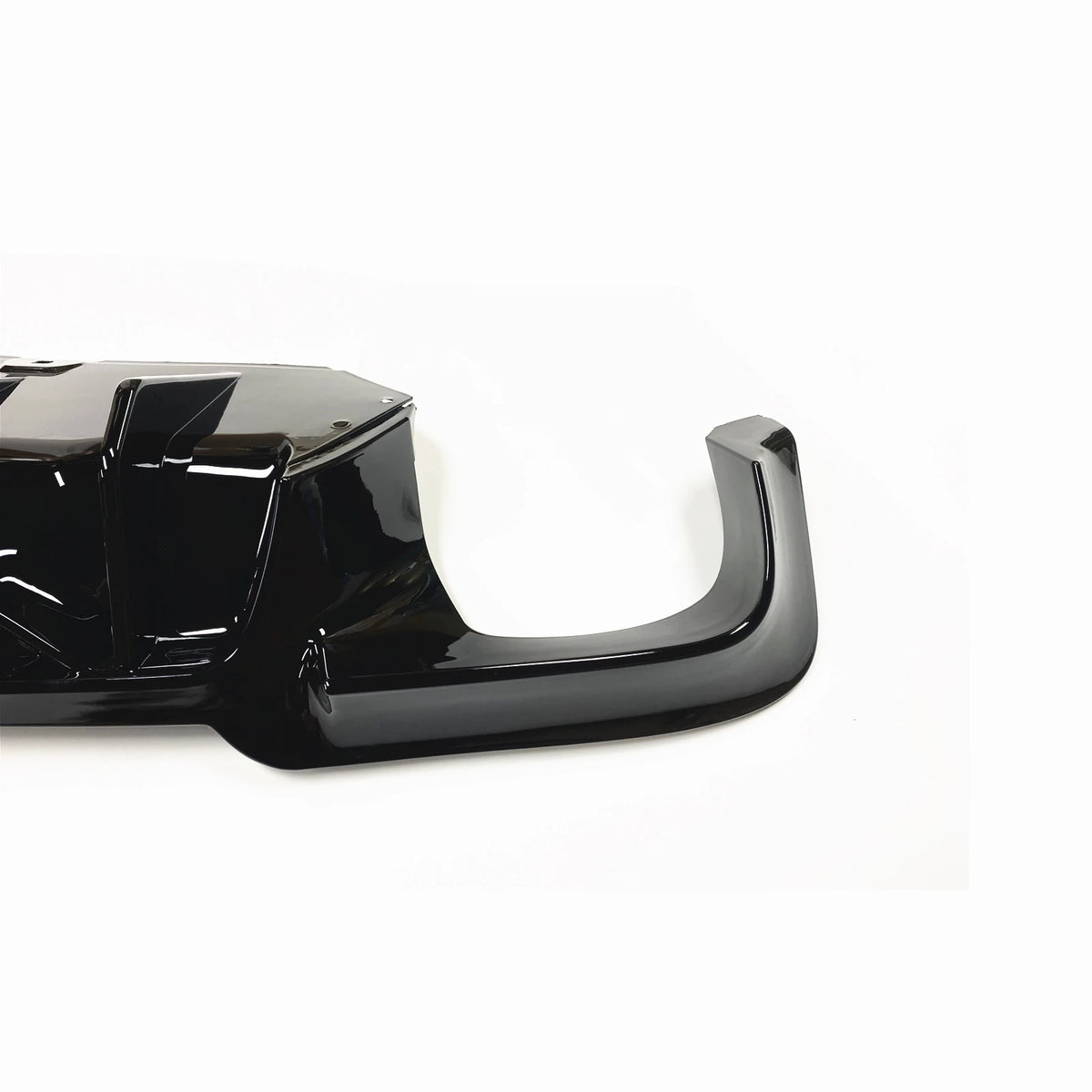 For BMW 5 Series F10 F11 Mt Gloss Black Carbon Fiber Look Rear