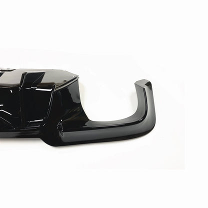 For BMW 5 Series F10 F11 Mt Gloss Black Carbon Fiber Look Rear